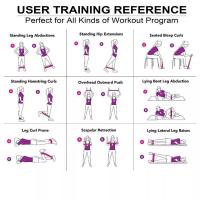 Bandas de resistencia deportivas para Yoga, varios colores, equipo de gimnasio, TPE, bandas elásticas para Fitness en casa, entrenamiento de fuerza para Pilates - details 5