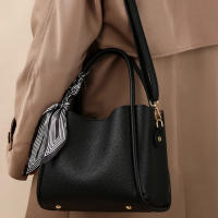 Bolsos de hombro con cintas simples para mujer, bandoleras versátiles de cuero PU de alta capacidad, novedad - details 9