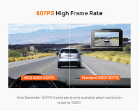 Cámara de Tablero 4K 70mai A810 Resolución Ultra HD 2160P GPS Integrado ADAS - details 4
