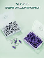 Bandas de lijado pequeñas Nailpop 100 piezas Banda de lijado reemplazable 80 # 120 # 180 # 240 para herramienta profesional de pedicura para eliminación de piel muerta - details 0