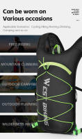 WEST BIKING-Mochila deportiva de hidratación para bicicleta, bolsa de agua ligera de 7L para ciclismo, correr, escalada, senderismo, MTB y carretera - details 3