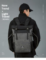 Mochila de gran capacidad para hombre, bolsa de viaje para ordenador portátil, bolsa de hombro, equipaje, cubierta enrollable, novedad - details 1
