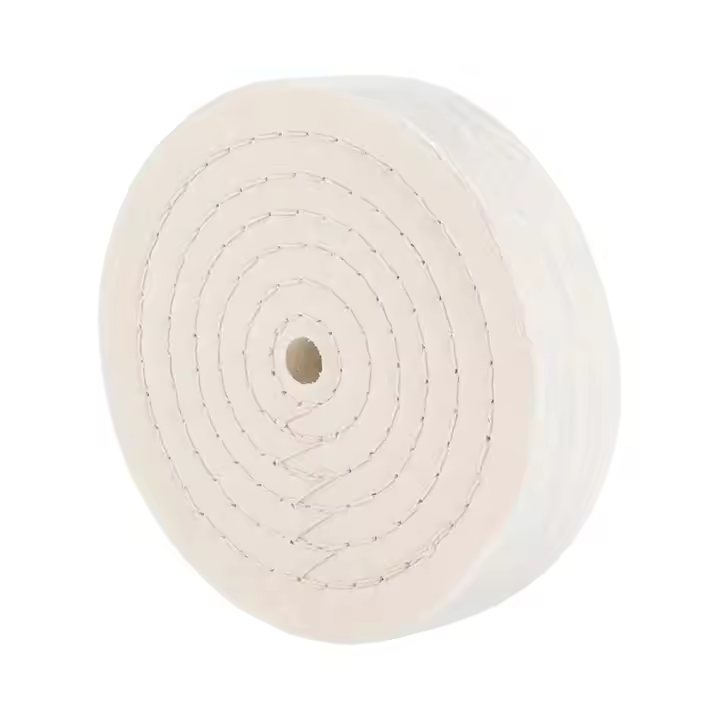 Rueda de Pulido de Algodón de 8" Fácil de Instalar Ideal para Mejorar el Hogar - 1