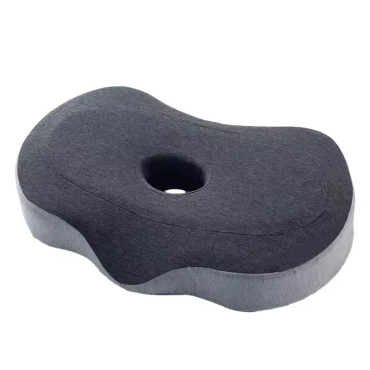 Almohada para perforar la oreja, almohada para dormir, almohada cómoda y transpirable con orificio para la oreja, protector para vacaciones de - 1