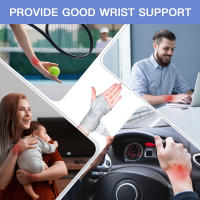 1PCS Adjustable Wrist Support Brace with Splints, Carpal Tunnel Wrist Compression Wrap for Arthritis Tendinitis Pain Relief - details 7