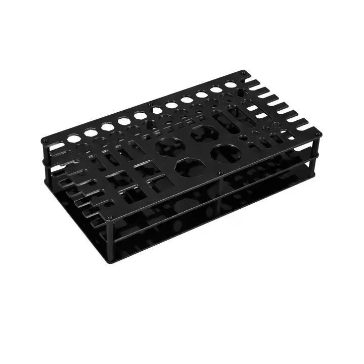 Destornillador Organizadores Negro Organizador Rack Destornillador Herramientas Soporte Tornillo Bandeja Piezas Plástico para RC Herramientas - 1
