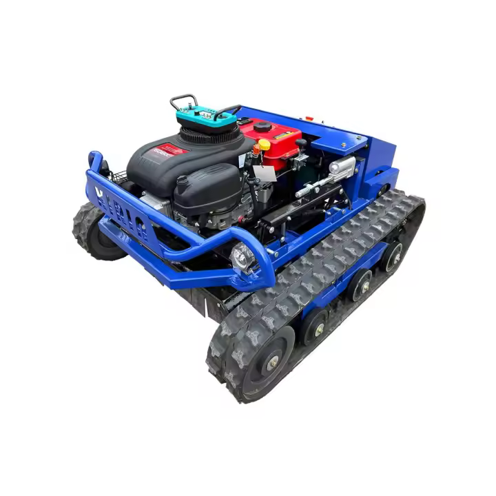 Cortacésped de alta potencia con ancho de corte de 800 mm Cortacésped sobre orugas de goma de ingeniería mejorada El color se puede personalizar - 1