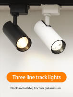 Luz de pista LED de 3 cables AC110-240V punto de techo 10-30W lámpara de techo para sala de estar cocina línea iluminación sistemas de riel foco - details 0