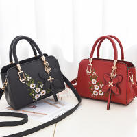 Bolso de mano de gran capacidad para mujer, bandolera de hombro con bordado de marca de moda, Color sólido, diseño de lujo - details 13