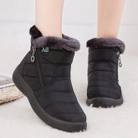 Botas de nieve impermeables para Mujer, botines ligeros informales, cálidos, color negro, Invierno - details 13