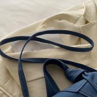 Bolso de hombro de diseñador de lujo para mujer, bolso de mano de mezclilla, bolso de mano de gran capacidad, bolso de axilas de moda, bolso de viaje Simple para mujer - details 22