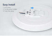 Luz de techo con Control remoto inteligente para el hogar, candelabro LED RGB, luz decorativa para interiores, 54W, 36W, temporizador, Control remoto, atenuación de dormitorio - details 10
