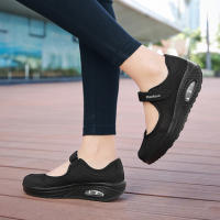 Spring Red Women Platform Sandals Woman Vulcanize Shoes Casual Sneakers Female Soft Flat for Lady Lightweight Breathable - details 10