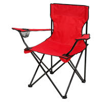 Silla de camping plegable, silla de pesca al aire libre con bolsa de transporte y reposabrazos, adecuada para picnics en la playa - details 5