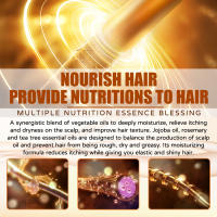 Aceite nutritivo para el cabello, reparación de cabello dañado y rizado, mejora el cabello dividido, tratamiento graso, hidratación profunda, suavizante, cuidado del cabello - details 9