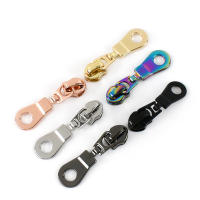 10Piezas Meetee 5# Zipper Slider Nylon Zipper Rainbow Zipper Head Decoraciones Bolsas Chaquetas DIY Hardware Costura Accesorios - details 4