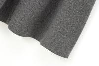 High Street Women Mid Waist Box Pleat A-line Midi Skirt Office Lady Autumn Winter Elegant Skirts Gray faldas mujer - details 6