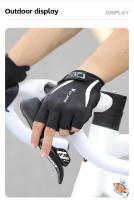 WEST BIKING-guantes de ciclismo para hombre y mujer, de medio dedo, con absorción de impacto, equipo deportivo para bicicleta de carretera - details 13