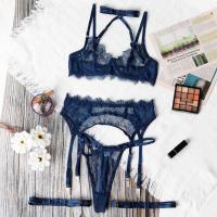 Conjunto de Lencería Sexy para Mujer Encaje Transparente con Escote en U - details 15