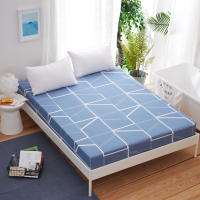 Sábana bajera de algodón estampada, sábanas para cama de cuatro esquinas con banda elástica (sin fundas de almohada), 1 ud. - details 5