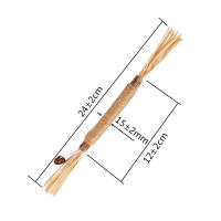 5 uds palo de burlas para gatos palo poligonum de madera hierba lafita palo Molar hierba gatera Limpieza de dientes de gato bastón de palo Silvervin - details 1