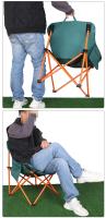 Silla plegable ligera para camping, viajes, mochileros, VIES, pesca, jardín, balcón, 1 pieza. - details 14