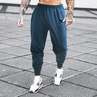 Simple and Trendy Men's Spring and Autumn New Trendy Brand Thin Section Sports Fitness Elastic Waist Casual Trousers - details 6