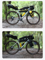 Rhinowalk-bolsa para horquilla delantera de bicicleta, resistente al agua, de liberación rápida, para Mtb, carretera, grava, almacenamiento de ciclismo, soporte de hasta 15Kg - details 21