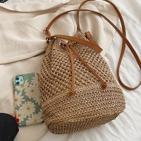 Bolso de Verano para Mujeres Bolso de Hombro de Paja Bolsa Top Mate de Ratán Bolso de Mano Casual de Raffia Crochet Bolso de Playa - details 26
