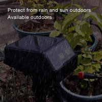Temporizador de agua Solar, controlador automático de riego por goteo, sistema de riego de flores de jardín, dispositivo de Control de sincronización de energía Solar para césped - details 12