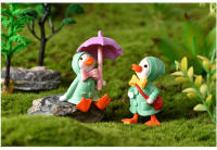 Figuras DIY, manualidades, juguetes, miniaturas, modelo bonito, adorno de pato, Mini decoración de paisaje de resina para decoración del hogar, suministros, regalos - details 3