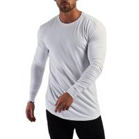 Autumn New Cotton Long Sleeve T-shirts Men Slim Fit O-Neck Sports T Shirts Spring Casual Fitness Mens Tee Shirts Gym Clothing - details 12