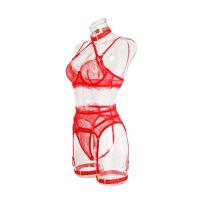 Conjunto de Lencería Sexy para Mujer Encaje Transparente con Escote en U - details 47