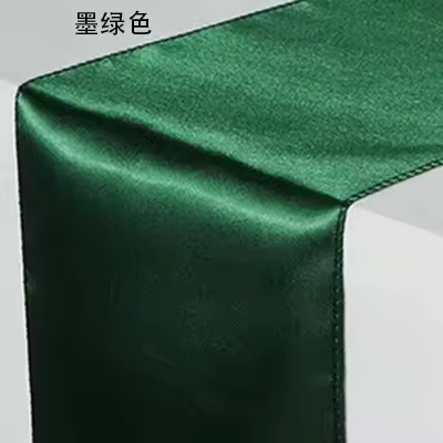 Mantel de Satén de Lujo para Bodas y Eventos 10PCS Decoración de Mesa de Boda para Casa Lienzo de Mesa de Dinner Hecho en China Material de Poliéster - 1