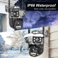 Cámara de Seguridad IP Triple Pantalla Visión Nocturna Impermeable Seguimiento de Movimiento - details 2