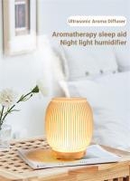 Humidificador de aire de aromaterapia, difusor de aceites esenciales ultrasónico eléctrico USB con luz LED nocturna colorida, linterna creativa - details 1