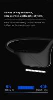 Auriculares Deportivos Bluetooth PARAMITA DG10 Conducción Húmeda de Hueso Real Control de Volumen Resistente al Agua IPX5 Para Ejercicios y Carreras - details 10