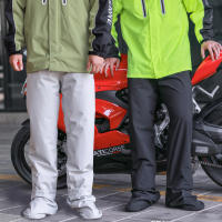 Pantalones de Lluvia para Motocicleta WOSAWE Impermeables, Secado Rápido, Ajuste Recto, Cintura Elástica para Hiking, Camping, Trekking - details 19