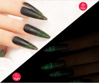 ROSALIND Gel de uñas Spider luminoso, Gel semipermanente, barnices híbridos, pegatinas Web, Base superior para manicura, 5ML - details 4