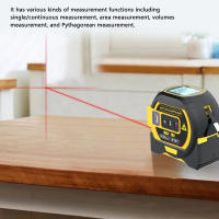 Cinta métrica láser de 40M/60M, cinta métrica Digital 3 en 1, telémetro láser de alta precisión, cinta métrica de acero de alta elasticidad - details 10