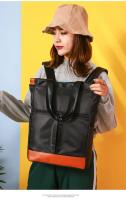 Mochila impermeable para ordenador portátil, de gran capacidad bolso de hombro, bolso de viaje portátil para mujer, Color de contraste - details 23