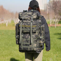 Mochila de Montañismo para escalada al aire libre, gran capacidad, para acampar, senderismo, equipaje, mochila deportiva, paquete táctico de viaje - details 12