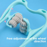Masajeador Cervical para alivio del dolor, rodillo de mano Shiatsu, relajación muscular profunda, punto gatillo de presión de plástico - details 1