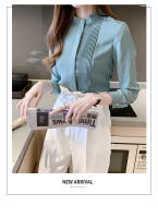 Camisa de mujer Top con botones de gasa Camisa blanca femenina - details 19