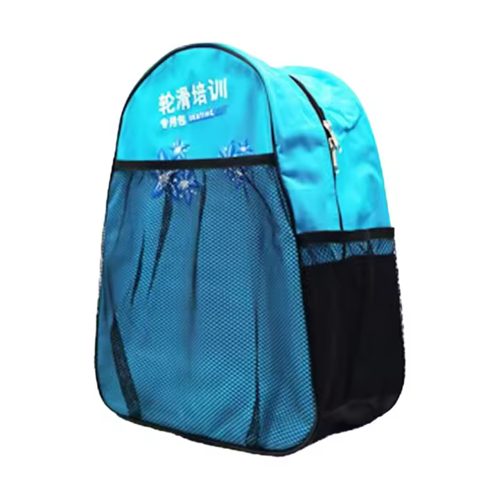 Mochila para patines, bolsa para patinaje de velocidad, organizador ajustable para niños y niñas, bolsa para zapatos de patín cuádruple, bolsa para - 1