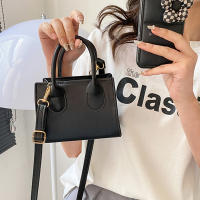 Mini bolso de mano de cuero PU para mujer, bandolera de hombro de Color sólido, bolso de compras con asa para teléfono, nueva moda - details 2