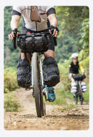 Rhinowalk-bolsa para horquilla delantera de bicicleta, resistente al agua, de liberación rápida, para Mtb, carretera, grava, almacenamiento de ciclismo, soporte de hasta 15Kg - details 8