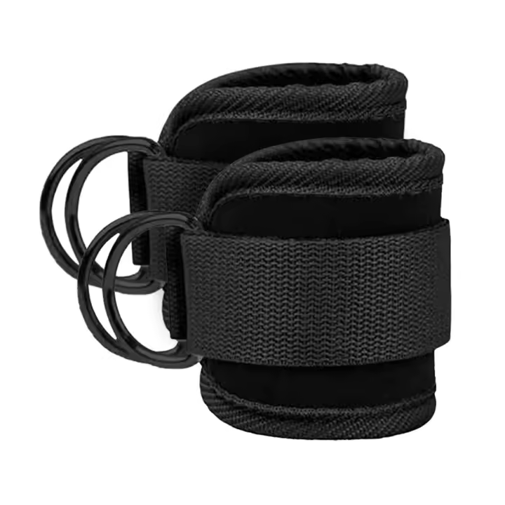 Bandas de resistencia para tobillo, bandas para tobillo para hacer ejercicio con puños, bandas de resistencia para entrenamiento de glúteos de piernas, equipo de entrenamiento para retrocesos, ejercicios de entrenamiento de glúteos de cadera, correa para - 1