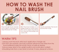 Brocha de Uñas de Acrílico 100% Kolinsky Sable para Extensión de Gel UV Herramienta de Manicura DIY de la Marca Rolabling - details 5