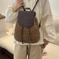 Mochila de Viaje para Mujer en Punto y Tejido Boho Estilo Crochet Mochila de Hombro Hueca para Verano Patrón Sencillo Hecho en China Adecuado para Otoño e Invierno - details 1